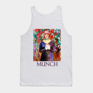 Model in the Garden by Edvard Munch Tank Top